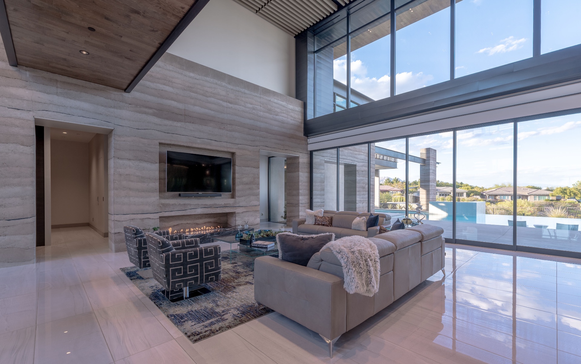 Rammed Earth Residence — gallery image 6