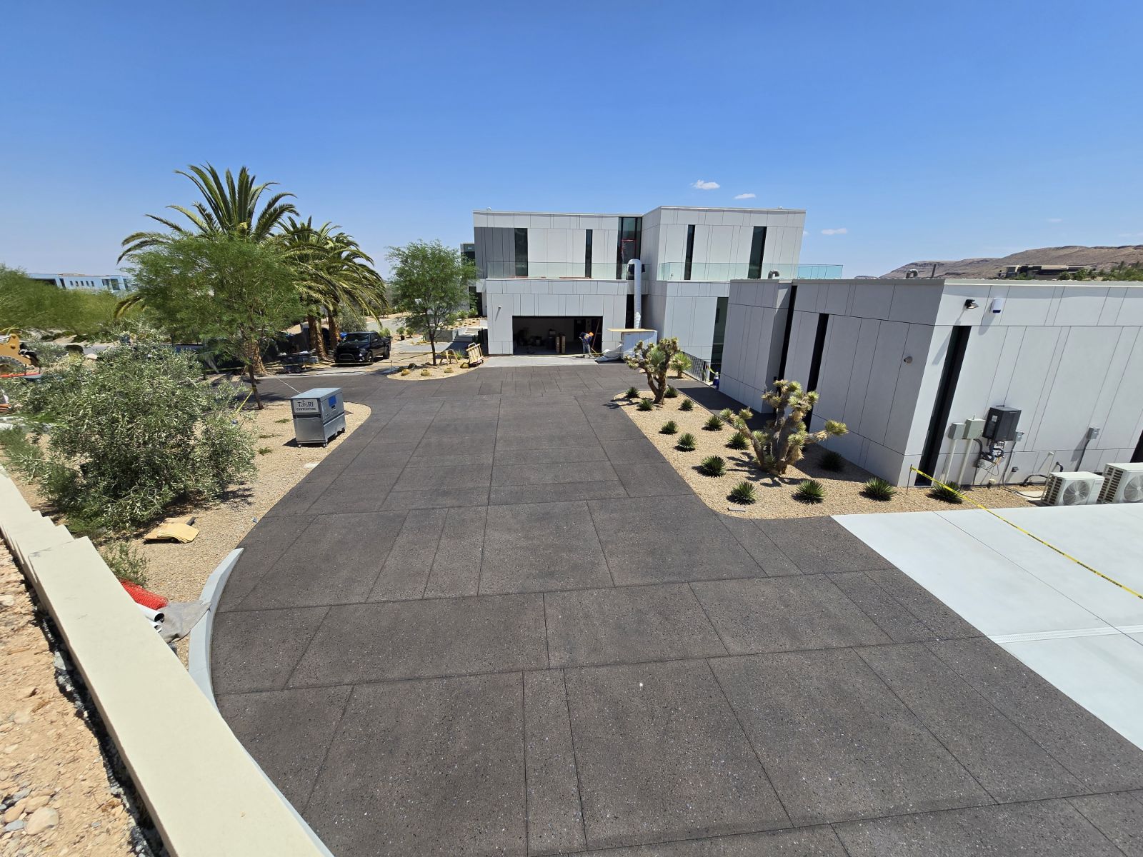 Dark Aggregate Drive — Specialty concrete by DCI